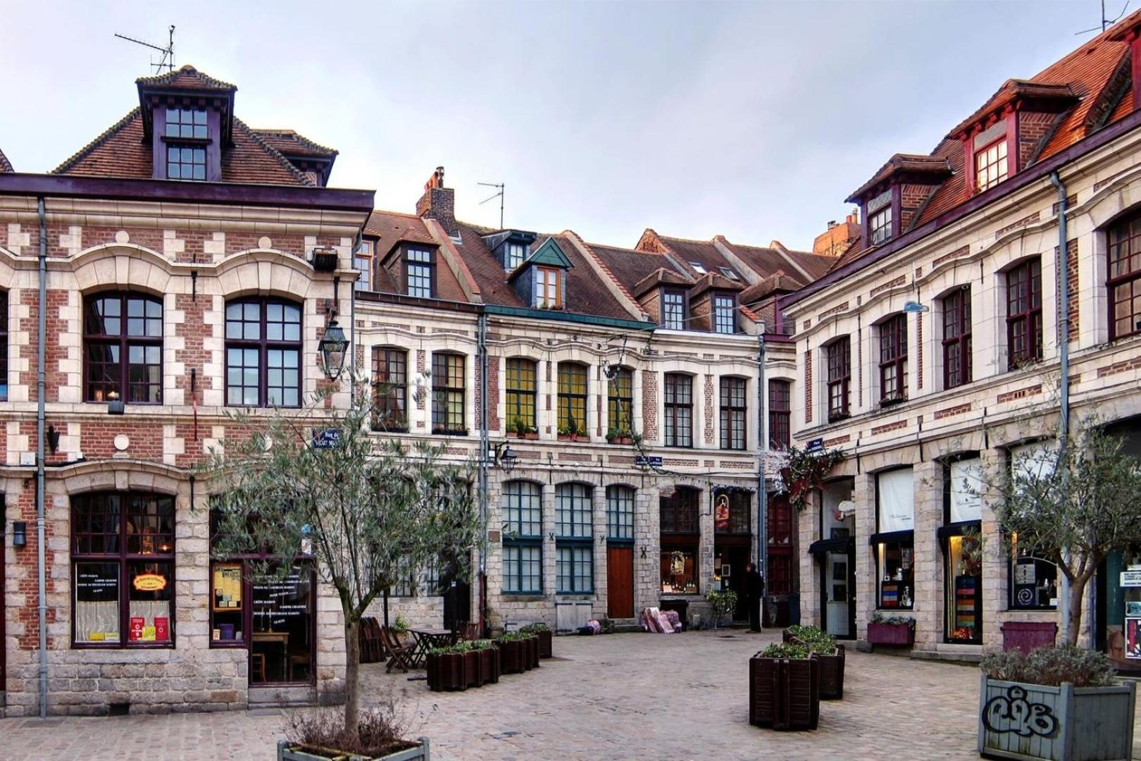 Spacious Apartment W Private Parking In Old Rijsel Buitenkant foto